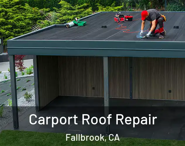  Carport Roof Repair Fallbrook, CA