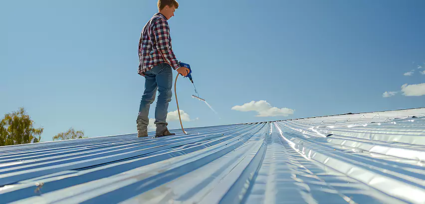 EPDM Roofing Installation Drip Edge in Fallbrook
