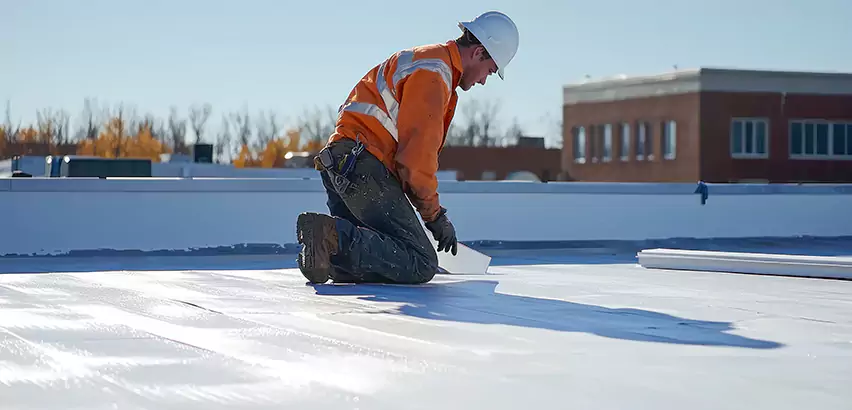 Flat Roof Drain Installation in Fallbrook