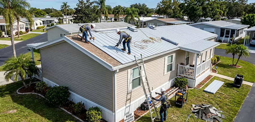Mobile Home Metal Roof Replacement in Fallbrook