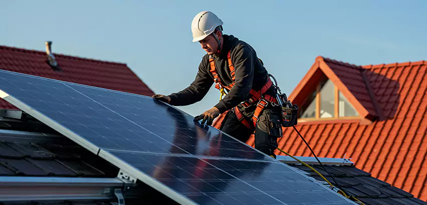 Solar Panels on Steel Roof Installation in Fallbrook