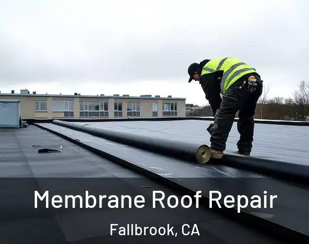  Membrane Roof Repair Fallbrook, CA