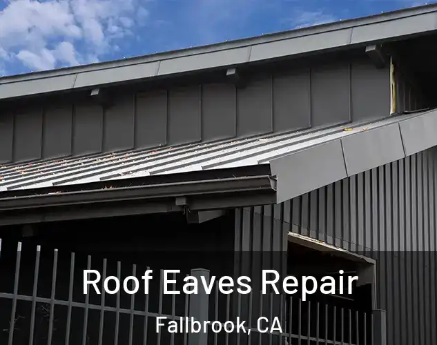  Roof Eaves Repair Fallbrook, CA