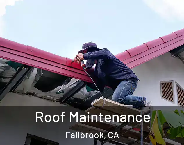  Roof Maintenance Fallbrook, CA
