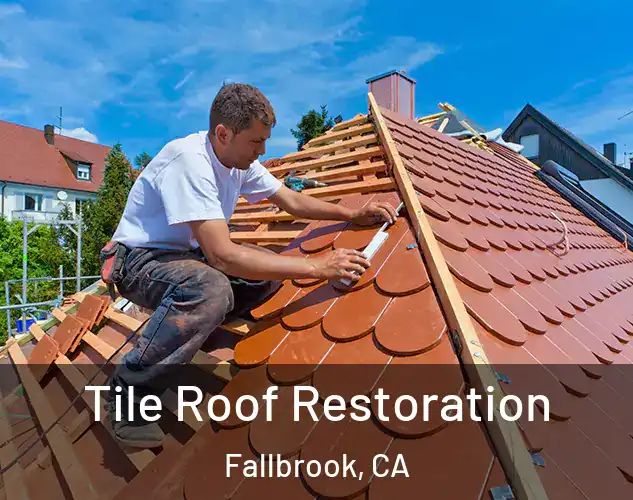  Tile Roof Restoration Fallbrook, CA